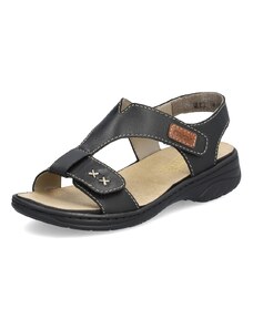 Dámske sandále RIEKER 64577-00 čierna S4