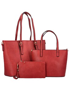 Dámska kabelka na rameno červená - Dudlin Variana červená