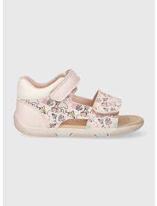 Detské sandále Geox SANDAL TAPUZ ružová farba