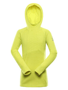 Children's quick-drying sweatshirt ALPINE PRO GORFO sulphur spring