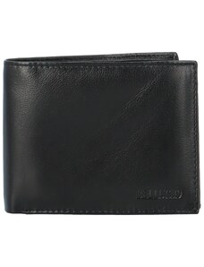 Pánska kožená peňaženka čierna - Bellugio Santian čierna