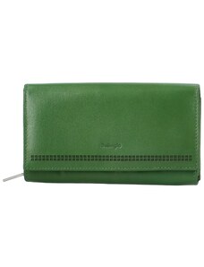 Dámska kožená peňaženka zelená - Bellugio Ermína zelená