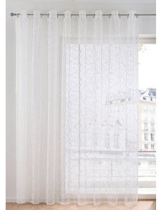 bonprix Žakárová záclona, farba biela, rozm. D/Š: 120/300 cm