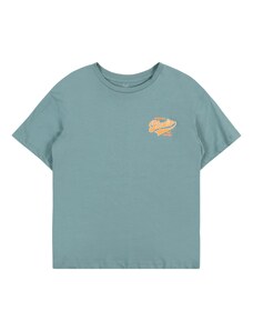 Jack & Jones Junior Tričko 'TREND' modrozelená / oranžová / biela