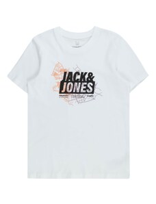 Jack & Jones Junior Tričko fialová / oranžová / čierna / šedobiela