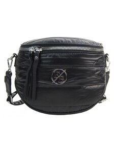 Fashion Bag Moderná dámska crossbody kabelka / ľadvinka čierna