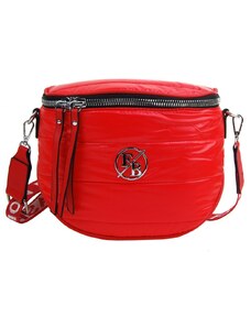 Fashion Bag Moderná dámska crossbody kabelka / ľadvinka červená