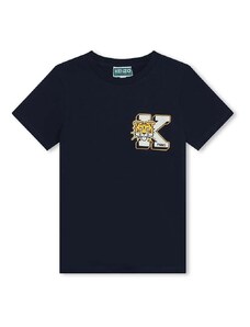 Detské bavlnené tričko Kenzo Kids s potlačou