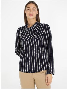 Dark blue women's striped blouse Tommy Hilfiger - Women
