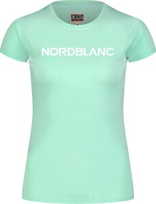 Nordblanc Zelené dámske bavlnené tričko PALETTE