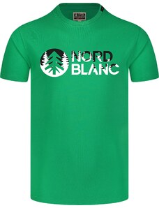 Nordblanc Zelené pánske bavlnené tričko SHADOWING