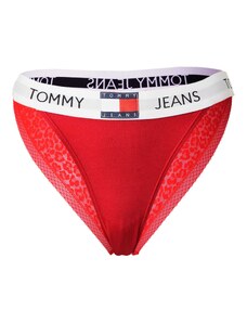 Tommy Jeans Nohavičky námornícka modrá / červená / šedobiela