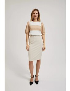 Moodo Women's beige skirt