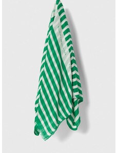 Šál Tommy Hilfiger dámsky, zelená farba, vzorovaný, AW0AW16031