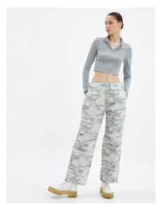 Koton Grey vzorované džínsy pre ženy