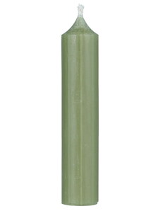 IB LAURSEN Sviečka Dusty Green Rustic 11 cm