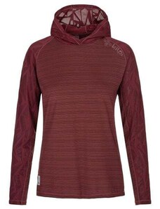 Women's functional sweatshirt Kilpi AILEEN-W dark red