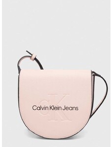 Kabelka Calvin Klein Jeans ružová farba, K60K611966