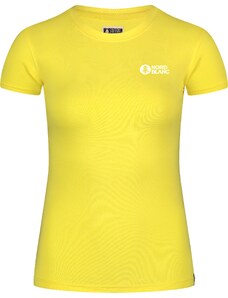 Nordblanc Žlté dámske bavlnené tričko EMBLEM