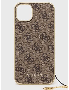 Puzdro na mobil Guess Iphone 14 Plus 6,7" hnedá farba