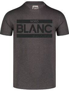 Nordblanc Šedé pánske bavlnené tričko BLANC