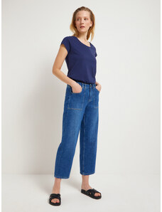 LANIUS Relaxed jeans with patch pockets (GOTS)