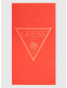 Bavlnený uterák Guess oranžová farba, E4GZ03 SG00L