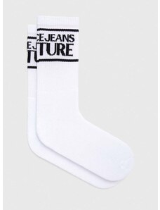 Ponožky Versace Jeans Couture pánske, biela farba, 76GA0J04 ZG079