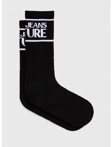 Ponožky Versace Jeans Couture pánske, čierna farba, 76GA0J04 ZG079
