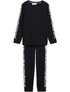 bonprix Dievčenské pyžamo (2-dielne), farba čierna, rozm. 176/182