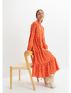 bonprix Maxi šaty, farba oranžová, rozm. 44