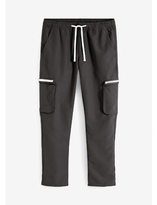 bonprix Kapsáčové nohavice, Regular Fit, z recyklovaného polyesteru, rovné, farba šedá