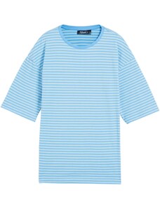 bonprix Chlapčenské tričko z bio bavlny, farba modrá
