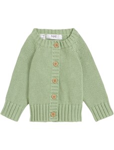 bonprix Pletený sveter, detský, farba zelená