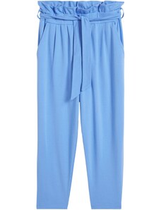 bonprix Džersejové nohavice, dievčenské, s bio bavlnou, farba modrá, rozm. 146