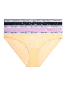 Calvin Klein Underwear Nohavičky pastelovo oranžová / svetloružová / čierna / biela