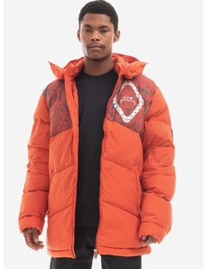 Páperová bunda A-COLD-WALL* Panelled Down Jacket ACWMO107 RUST pánska, oranžová farba, zimná