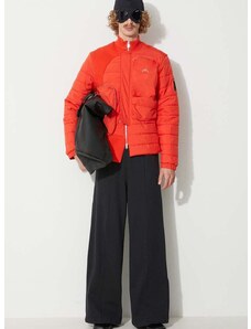 Bunda A-COLD-WALL* Asymmetric Padded Jacket ACWMO154-VOLTRED, pánska, červená farba, prechodná