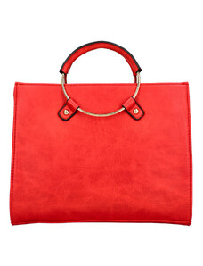 Beast Style Moderná dámska kabelka do ruky Beast červená