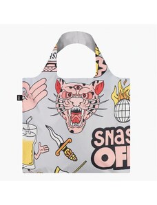 Skladacia nákupná taška LOQI SNASK Tiger Grey