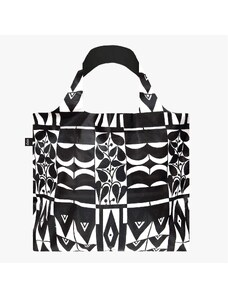 Skladacia nákupná taška LOQI JOSEF HOFFMANN Fabric Pattern Monte Zuma