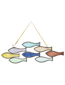 MADAM STOLTZ Sklenená dekorácia Colour Fish