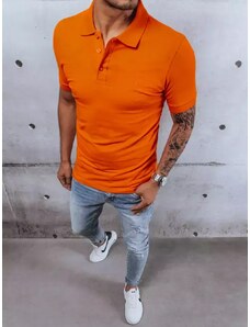 Dstreet Klasické oranžové POLO tričko