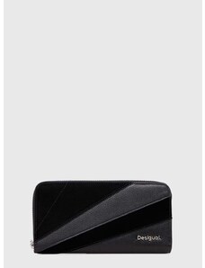 Peňaženka Desigual čierna farba, 24SAYP25