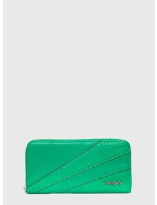 Peňaženka Desigual zelená farba, 24SAYP25