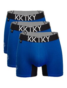 Pánske boxerky KKTKY Trunks Jonášova Veľryba Modré 3pack výhodné balenie
