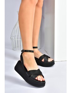Fox Shoes Sandále - Čierna - Ploché
