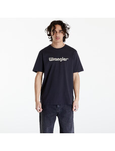 Pánske tričko Wrangler Logo Tee Black