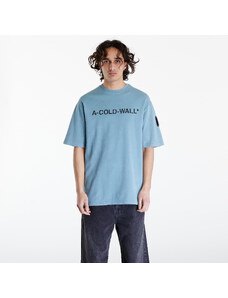 Pánske tričko A-COLD-WALL* Overdye Logo T-Shirt Faded Teal