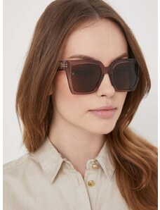 Slnečné okuliare Tommy Hilfiger dámske, hnedá farba, TH 2100/S